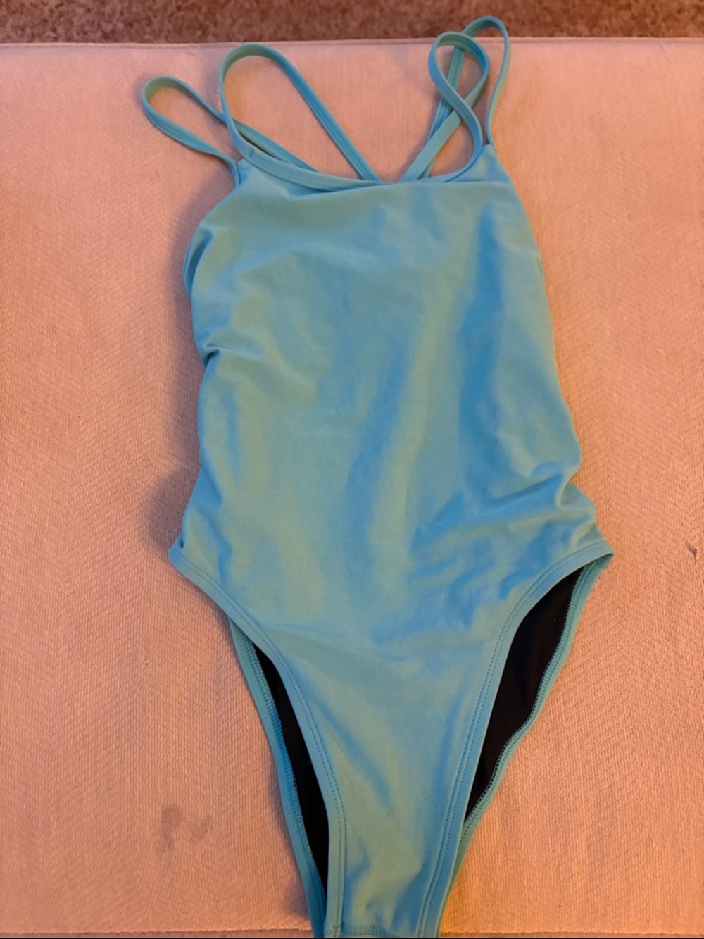 Jolyn Clothing Light Blue One-Piece Swimsuit
